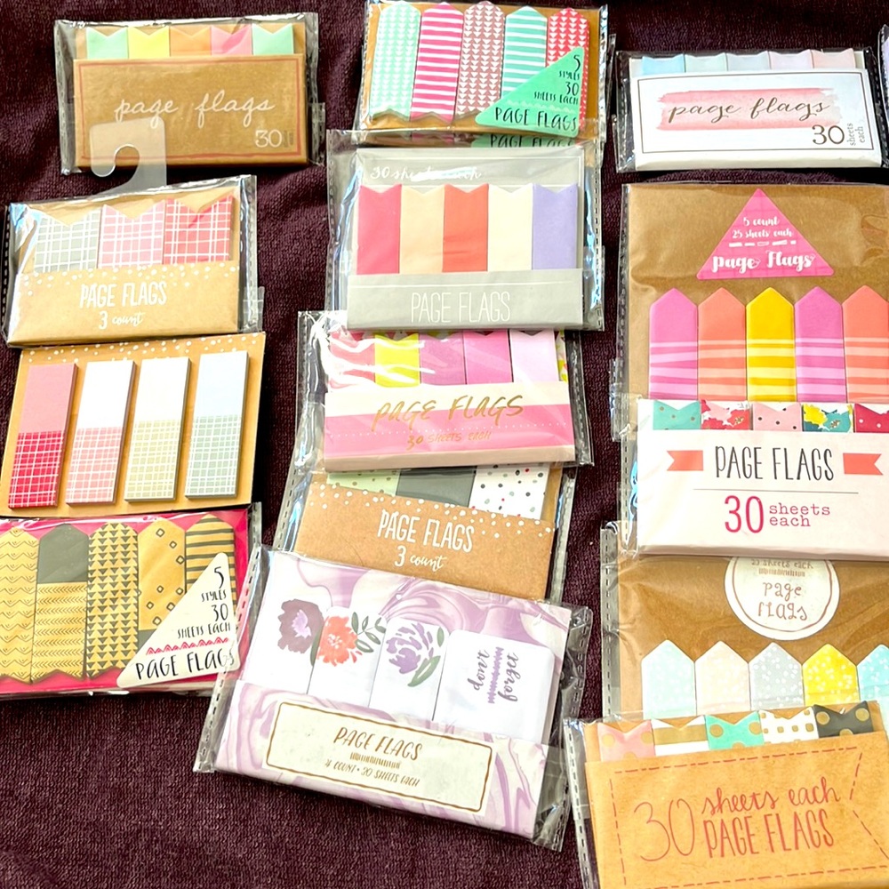 Page flags stick notes planner target dollar spot